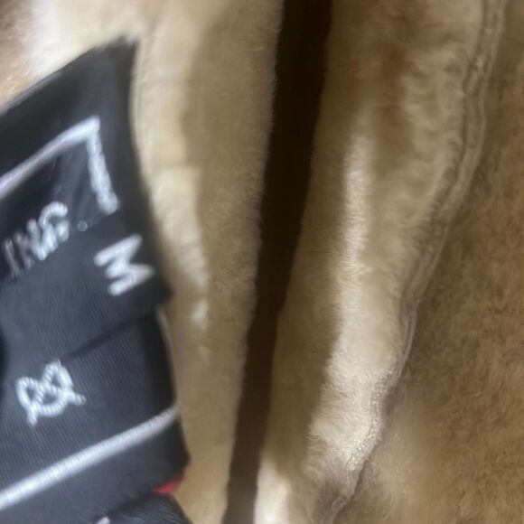 SHEARING REAL FUR LINED COAT SIZE M - Picture 2 of 16